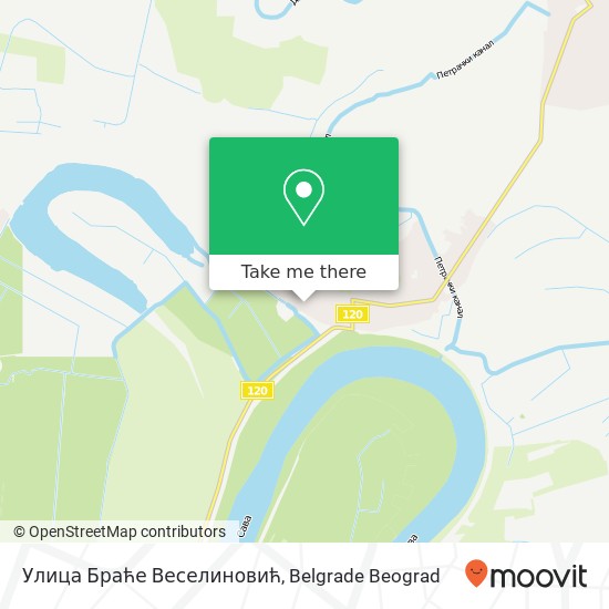 Улица Браће Веселиновић map