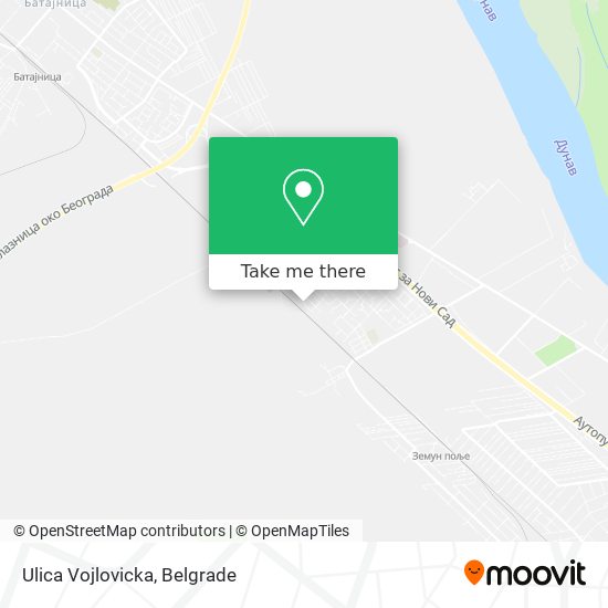 Ulica Vojlovicka map