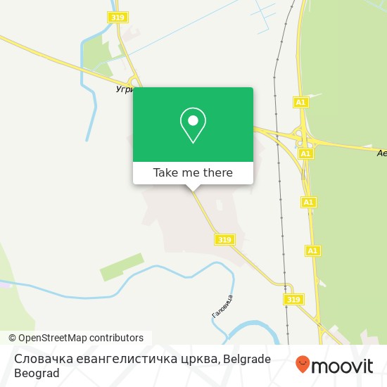 Словачка евангелистичка црква map