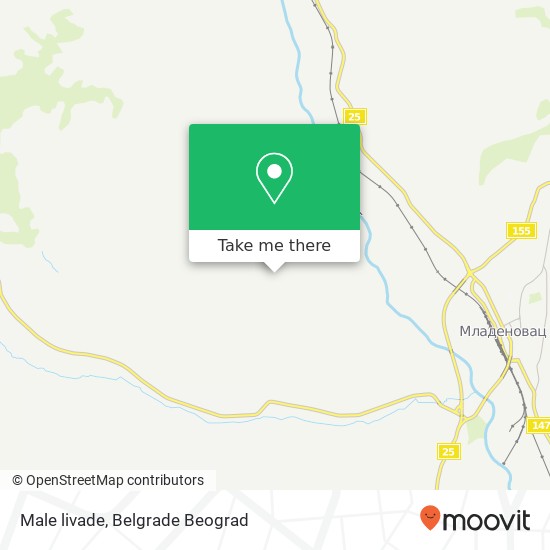 Male livade map