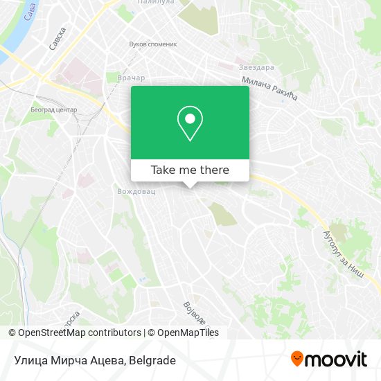 Улица Мирча Ацева map