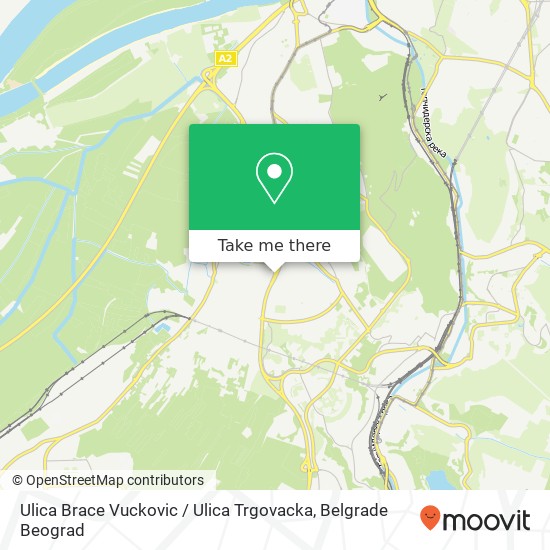 Ulica Brace Vuckovic / Ulica Trgovacka map