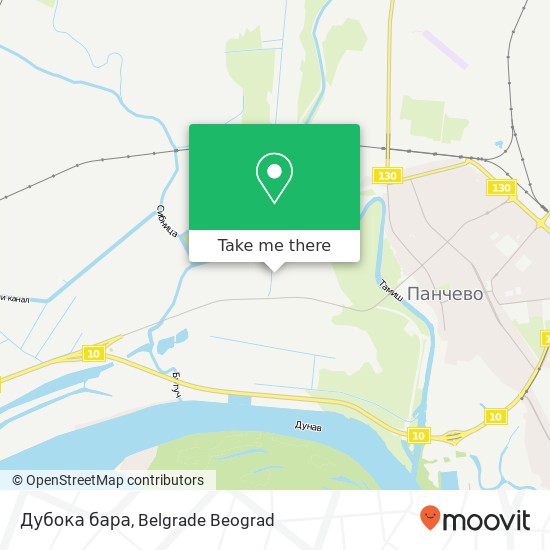 Дубока бара map