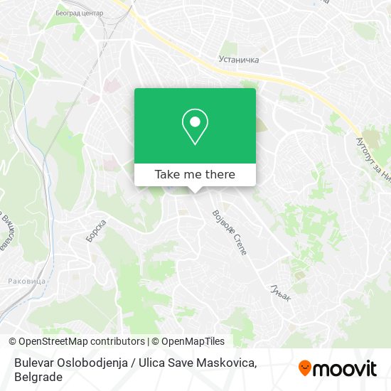 Bulevar Oslobodjenja / Ulica Save Maskovica map