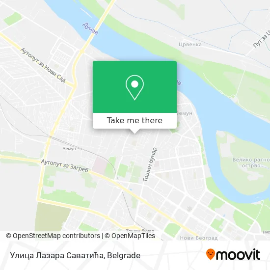 Улица Лазара Саватића map