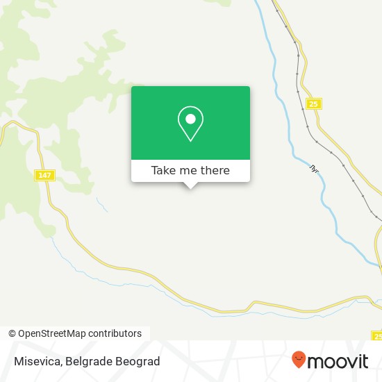 Misevica map