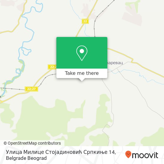 Улица Милице Стојадиновић Српкиње 14 map