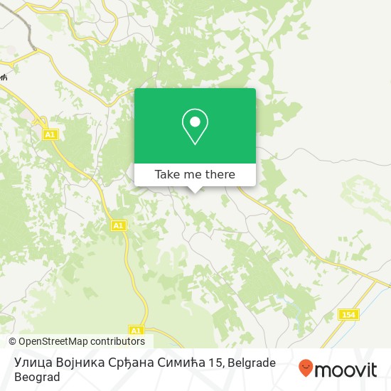 Улица Војника Срђана Симића 15 map