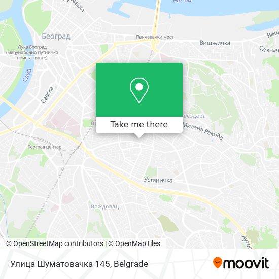 Улица Шуматовачка 145 map