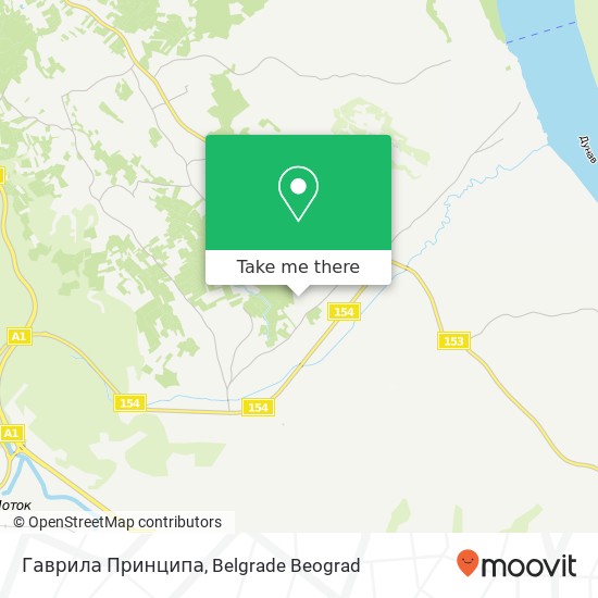 Гаврила Принципа map