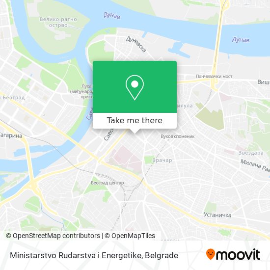 Ministarstvo Rudarstva i Energetike map