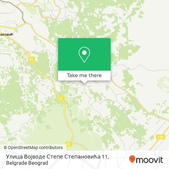 Улица Војводе Степе Степановића 11 map