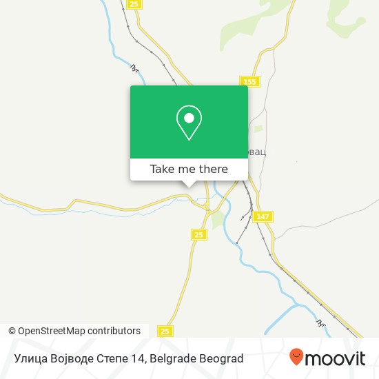 Улица Војводе Степе 14 map