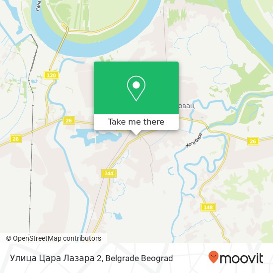 Улица Цара Лазара 2 map