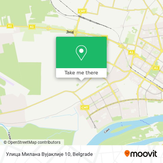 Улица Милана Вујаклије 10 map