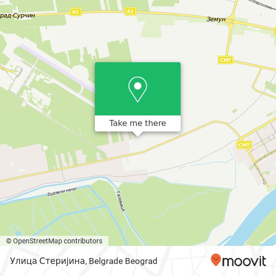 Улица Стеријина map