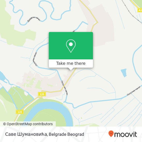 Саве Шумановића map