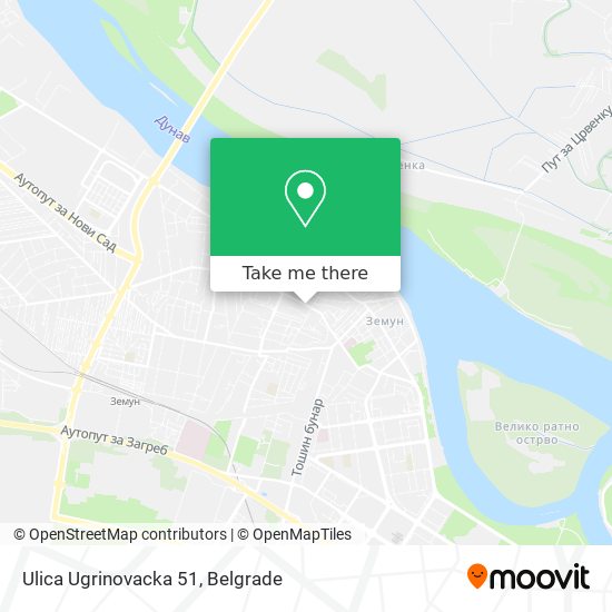 Ulica Ugrinovacka 51 map