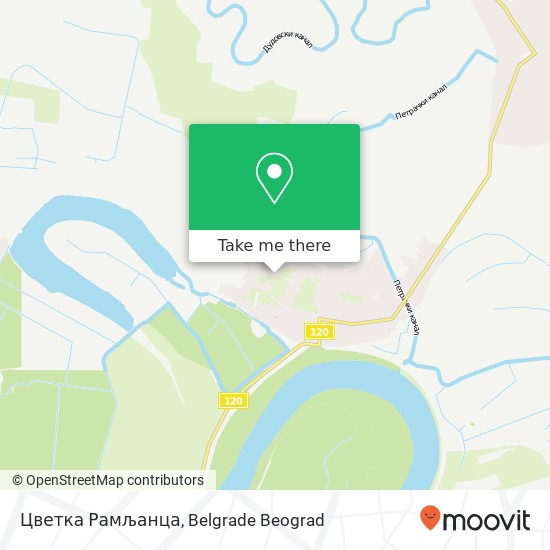 Цветка Рамљанца map