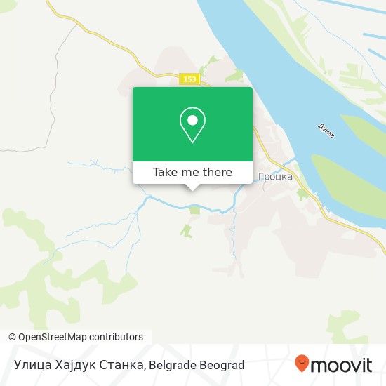 Улица Хајдук Станка map