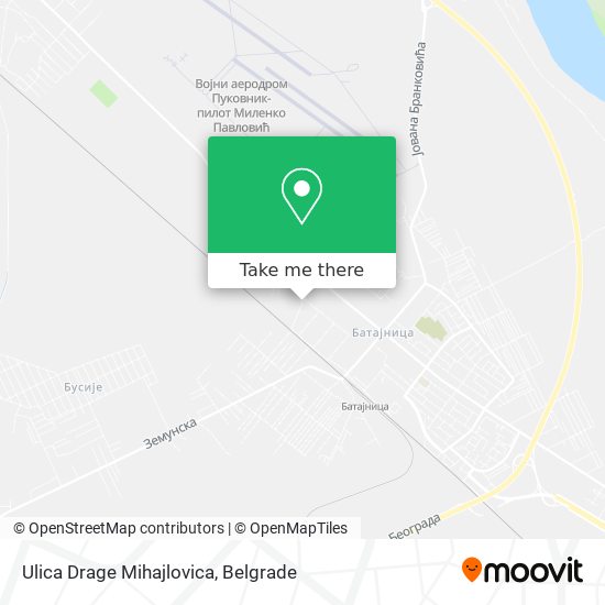 Ulica Drage Mihajlovica map