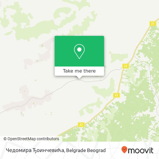 Чедомира Ђоинчевића map