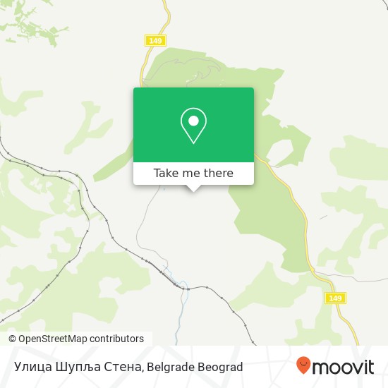 Улица Шупља Стена map