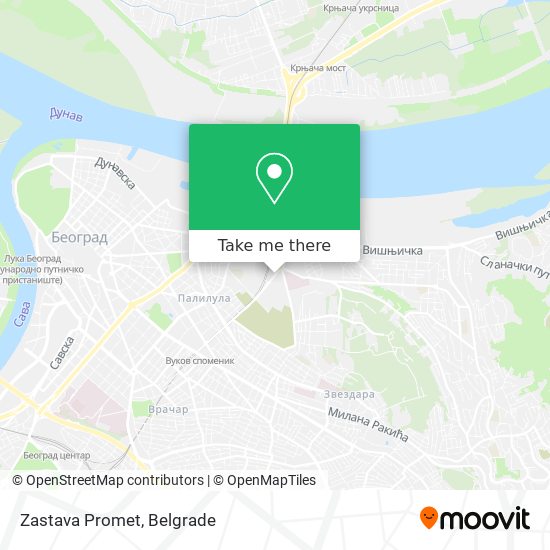 Zastava Promet map