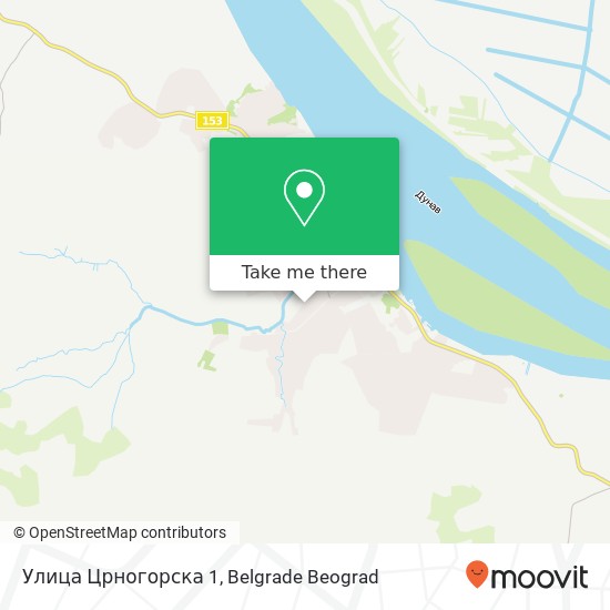 Улица Црногорска 1 map