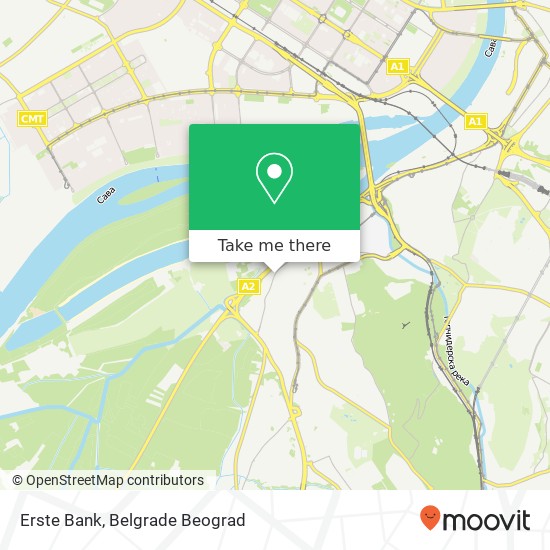 Erste Bank map