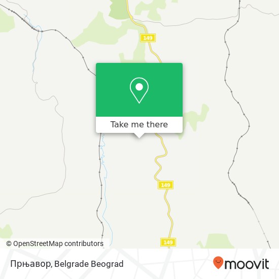 Прњавор map