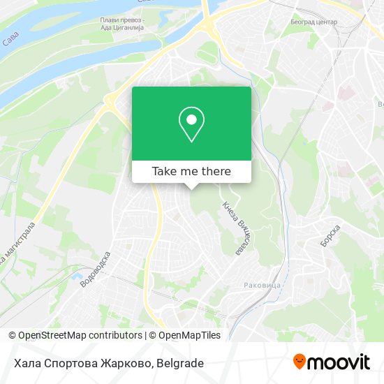 Хала Спортова Жарково map