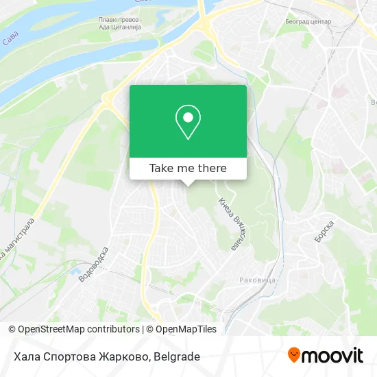 Хала Спортова Жарково map