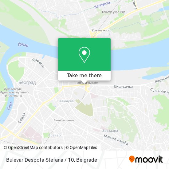 Bulevar Despota Stefana / 10 map