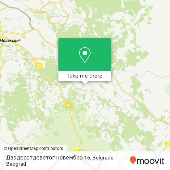 Двадесетдеветог новембра 16 map