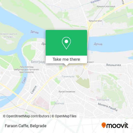 Faraon Caffe map