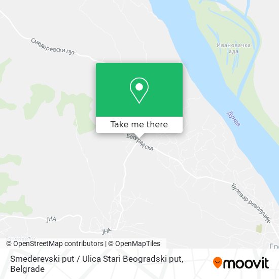 Smederevski put / Ulica Stari Beogradski put map