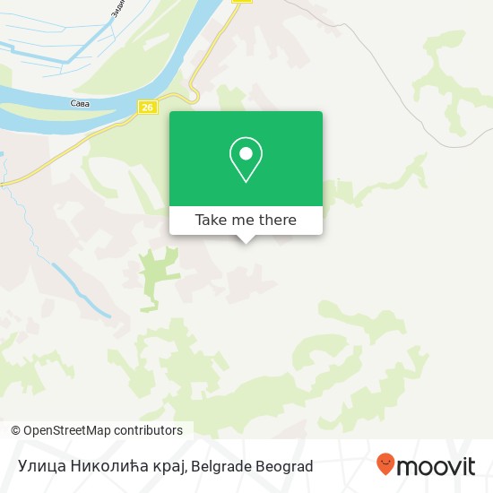 Улица Николића крај map