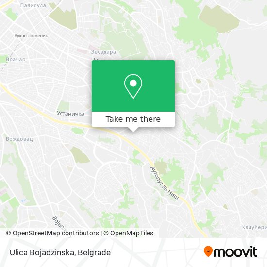 Ulica Bojadzinska map