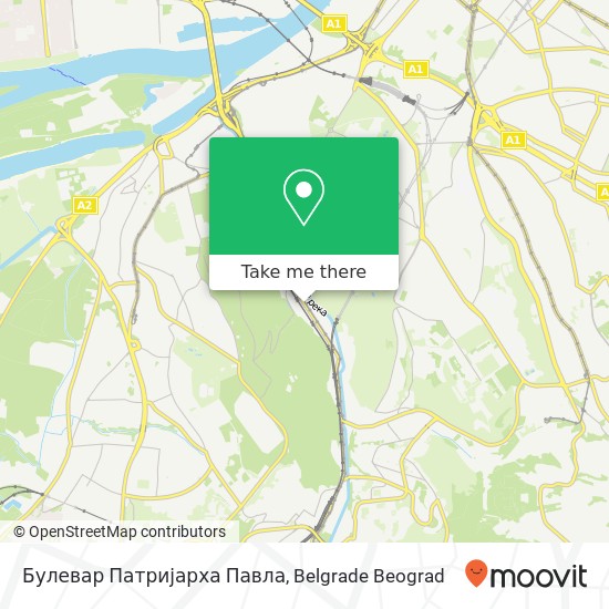 Булевар Патријарха Павла map