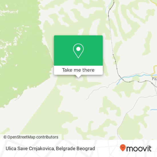 Ulica Save Crnjakovica map
