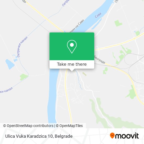 Ulica Vuka Karadzica 10 map