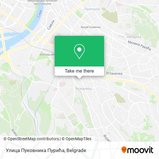 Улица Пуковника Пурића map