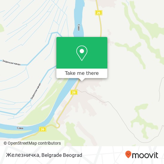 Железничка map