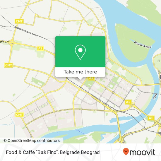 Food & Caffe "Baš Fino" map