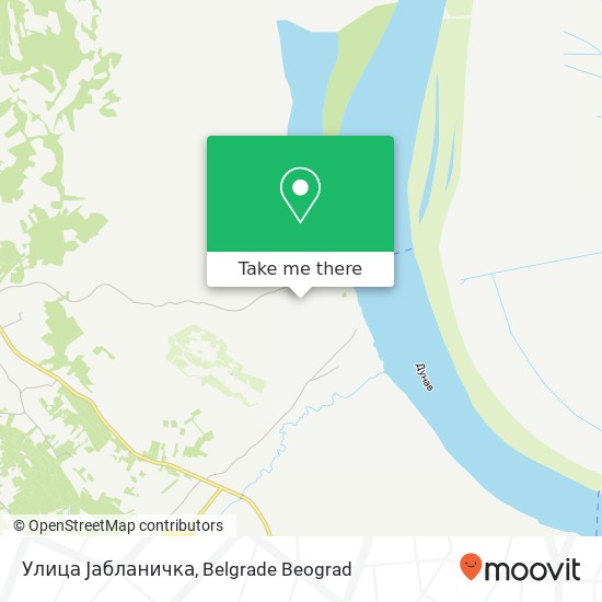 Улица Јабланичка map