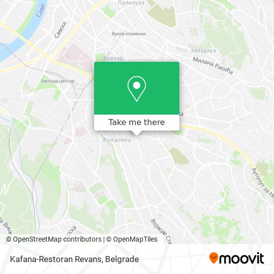 Kafana-Restoran Revans map