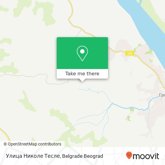 Улица Николе Тесле map