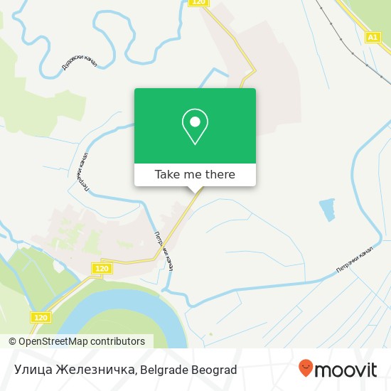 Улица Железничка map