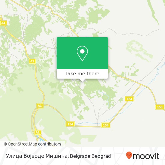 Улица Војводе Мишића map